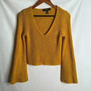 Forever  21 mustard sweater size small